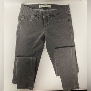 Abercrombie & Fitch Perfect Stretch Lightly Distressed Jeans, Size 0, W 25